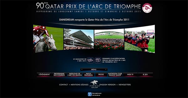homepage prix arc de triomphe